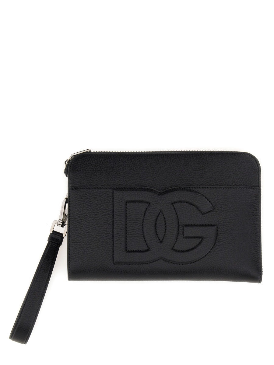 DOLCE & GABBANA Elegant Medium Pouch Handbag