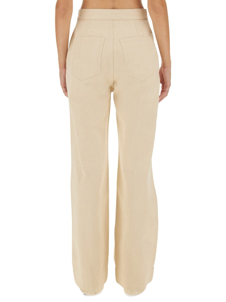 JIL SANDER Flared Pants - Regular Fit