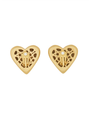 DOLCE & GABBANA Heart-Shaped Logo Earrings