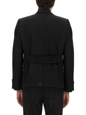 DOLCE & GABBANA Double-Breasted Wool Jacket - Size 50 IT