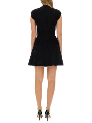 BALMAIN Elegant Velvet Dress - Size 36 FR