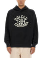 DOLCE & GABBANA Men's Cotton Hoodie - Size M