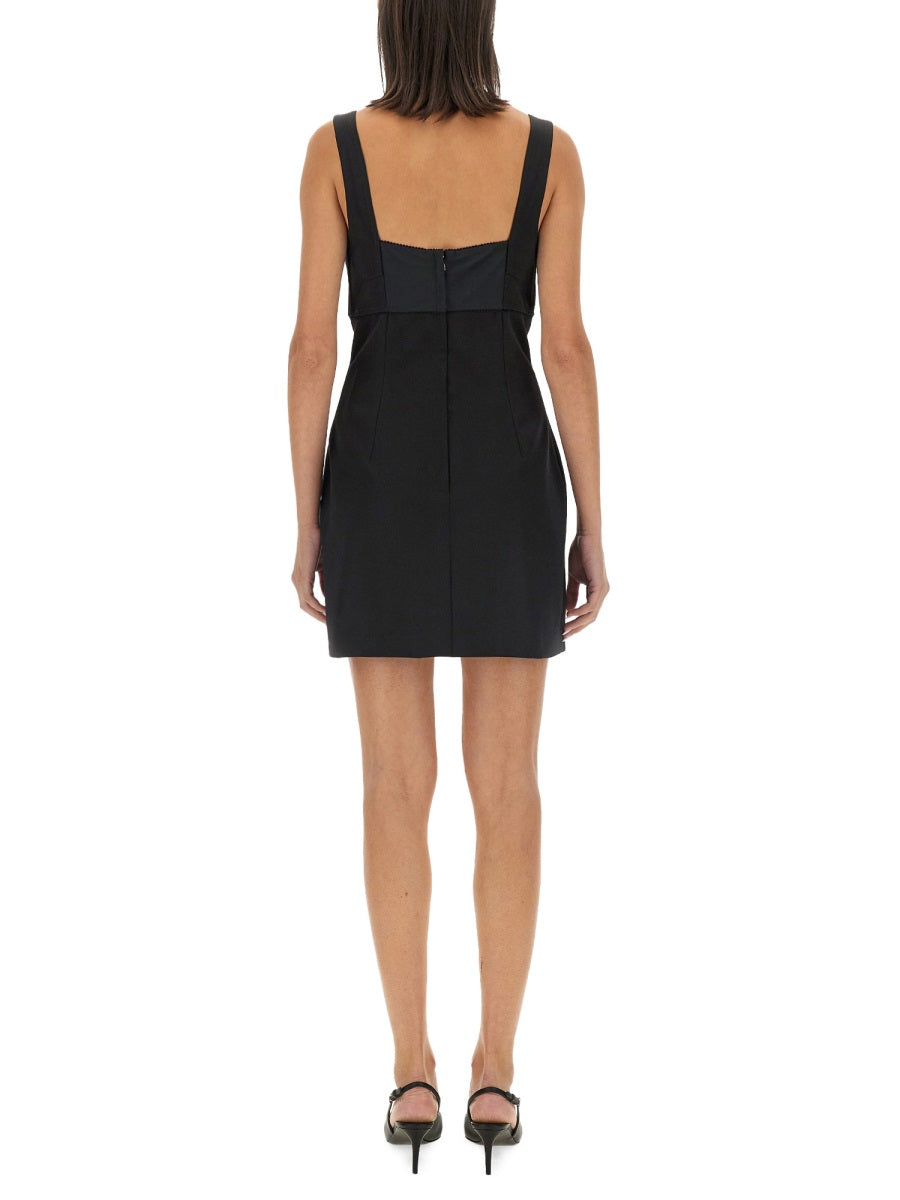 DOLCE & GABBANA Chic Slim Fit Mini Dress - Size 42 IT