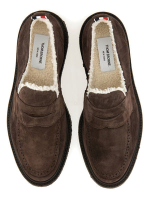 THOM BROWNE Men's Moccasin Penny Loafers