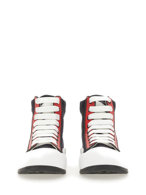 ALEXANDER McQUEEN Elevated Logo Sneakers with Rubber Sole - 3 CM