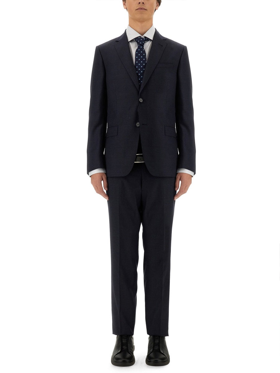 ZEGNA Single-Breasted Dress Suit - Size 48 IT