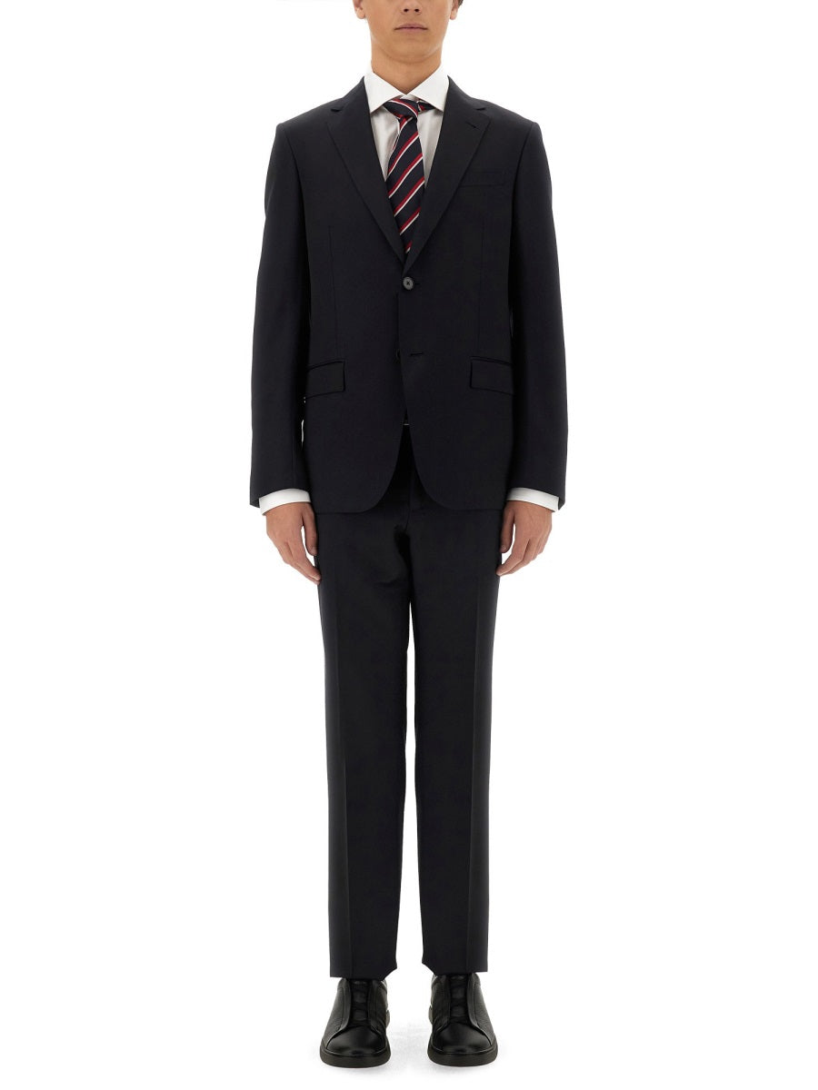 ZEGNA Single-Breasted Dress Suit - Size 48 IT