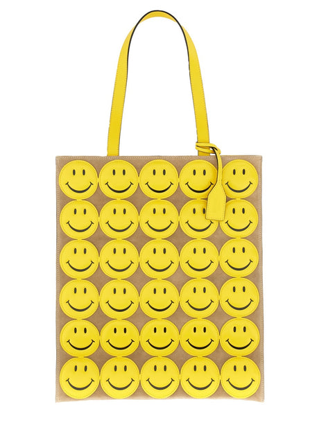 MOSCHINO Mini Smiley Shopper Handbag