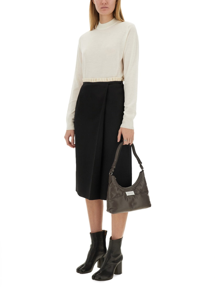 MAISON MARGIELA Elegant Wool Skirt - Size 42 IT