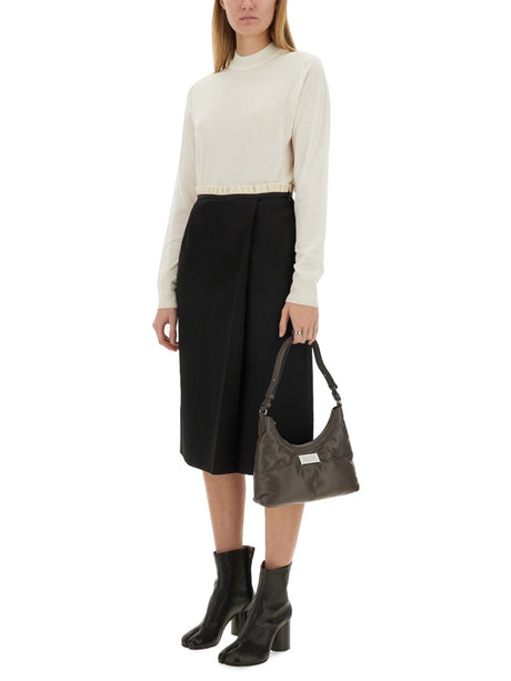 MAISON MARGIELA Elegant Wool Skirt - Size 42 IT