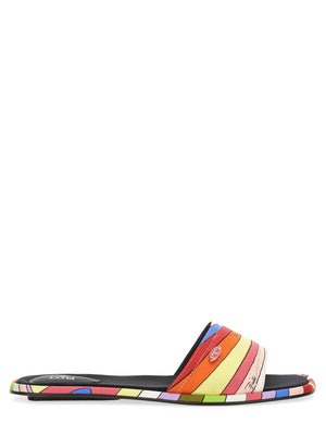 PUCCI Silk Slide Sandal for Women