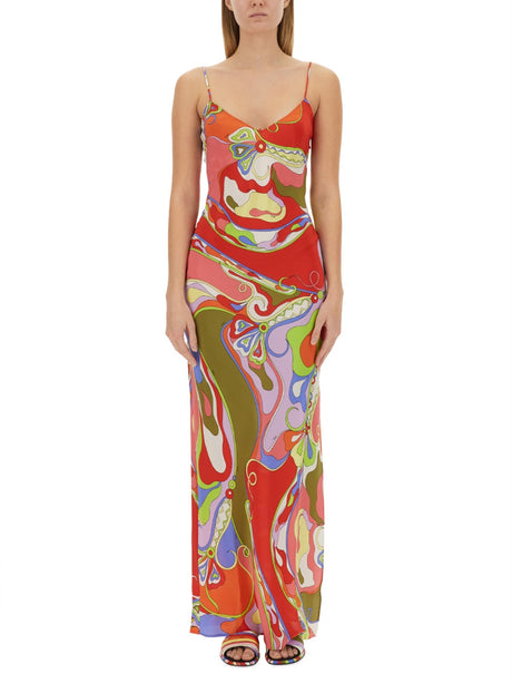 PUCCI Elegant Long Dress - Size 38