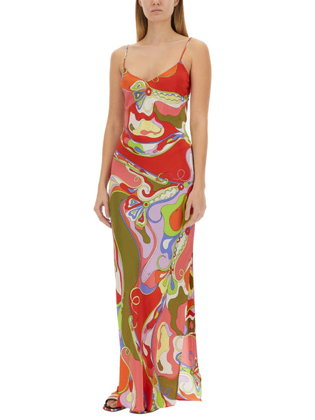 PUCCI Elegant Long Dress - Size 38