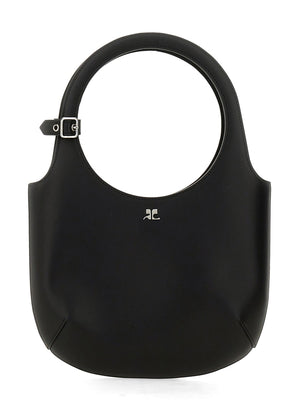 COURREGES Mini Handbag 'Holy' - 100% Leather Women's Fashion