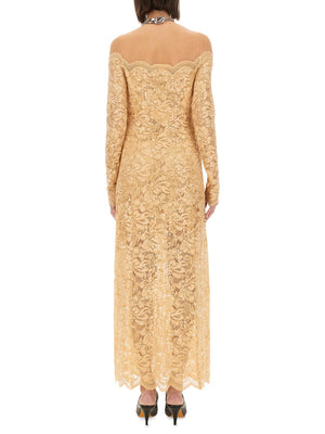 RABANNE Elegant Long Dress with Sequins - Size 36 FR