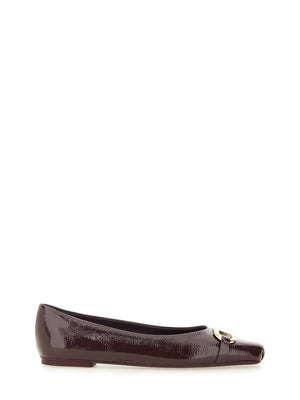 Ferragamo Elegant Ballerina Ornament Flats