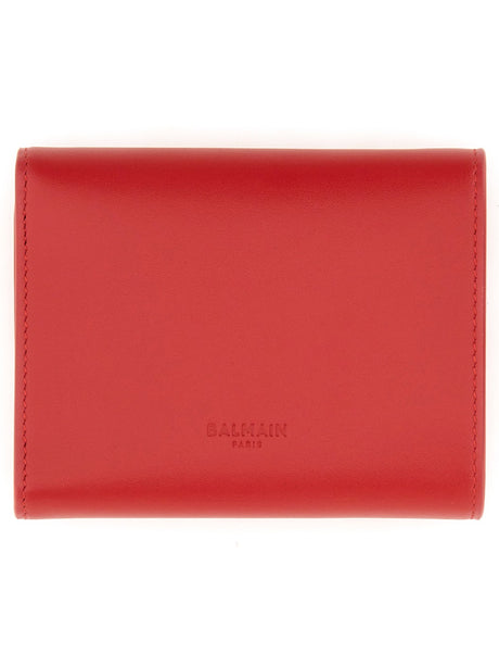 BALMAIN Trifold Mini Wallet for Women