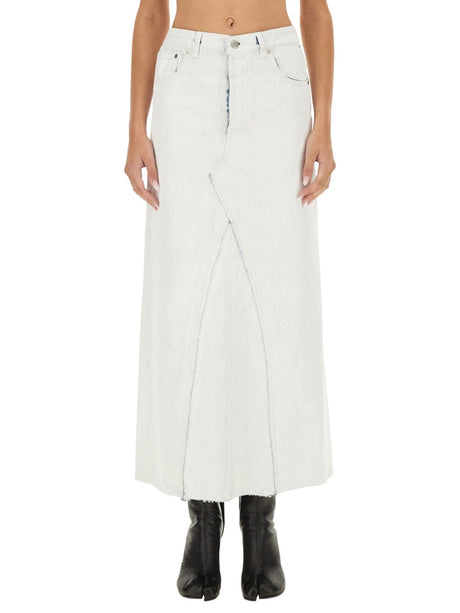 MAISON MARGIELA Elegant Midi Skirt - Size 38 IT