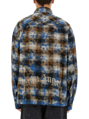 PALM ANGELS Plaid Shirt for Men - Size 50