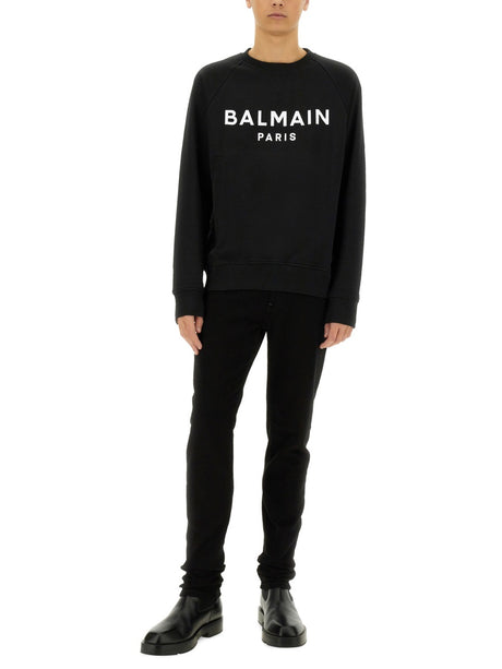 BALMAIN Logo Sweatshirt - Size L