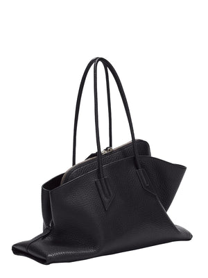 THE ATTICO The Walk Medium Leather Handbag