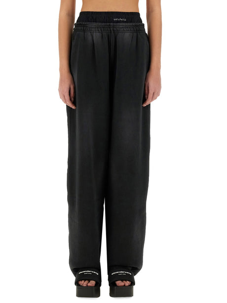 ALEXANDERWANG.T Wide Fit Pants for Women - SS25 Collection