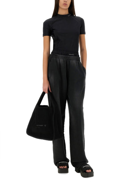 ALEXANDERWANG.T Wide Fit Pants for Women - SS25 Collection