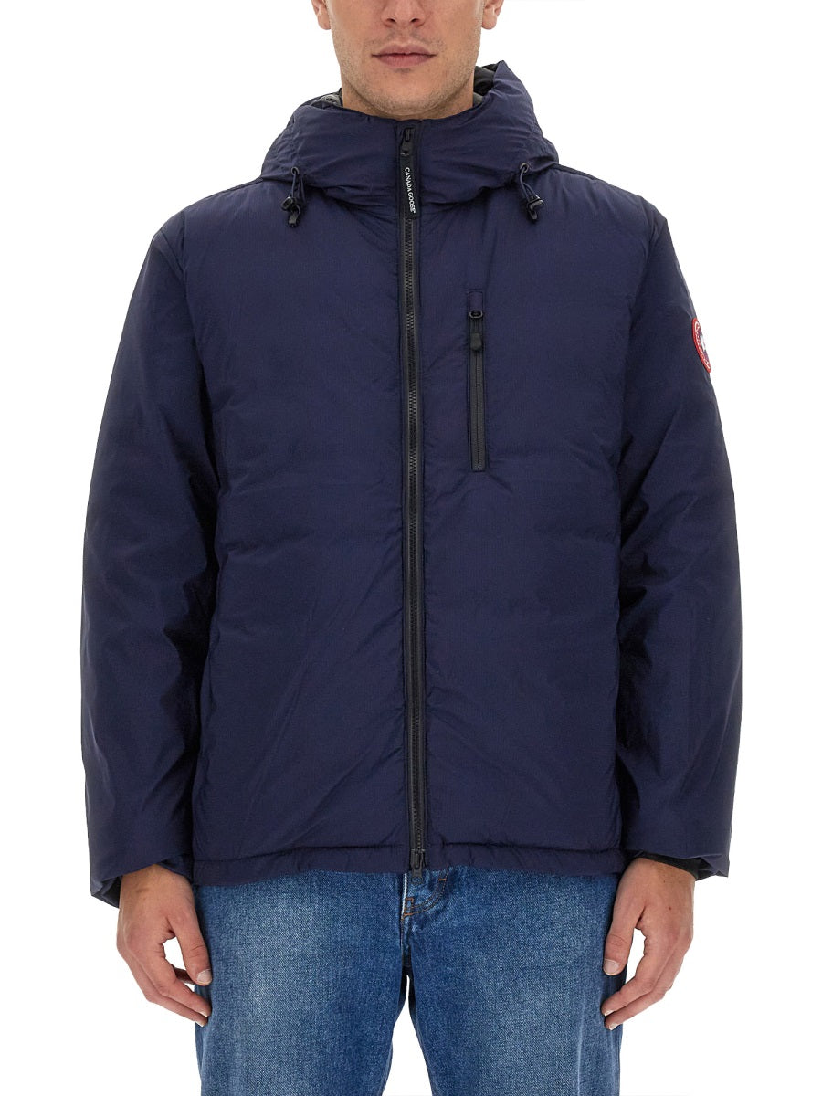 CANADA GOOSE Men's Lodge Puffer Jacket with Drawstring Hood