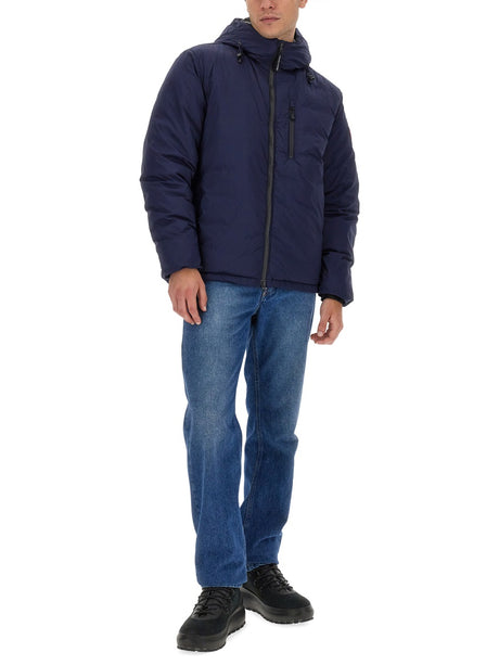 CANADA GOOSE Men's Lodge Puffer Jacket with Drawstring Hood