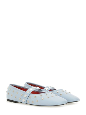 STELLA McCARTNEY Ballerina Flats with Studs