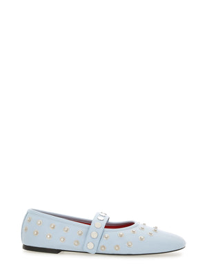 STELLA McCARTNEY Ballerina Flats with Studs