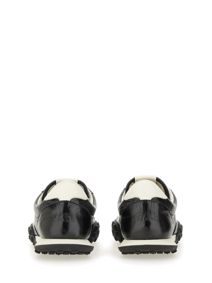 JIL SANDER Low Leather Sneakers - SS25 Collection