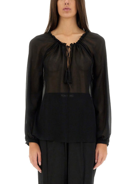 TOM FORD Silk Shirt for Women - Size 38