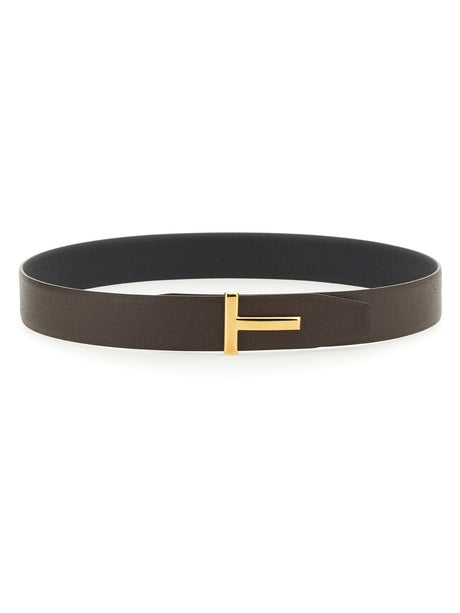 TOM FORD Reversible Leather Belt for Men