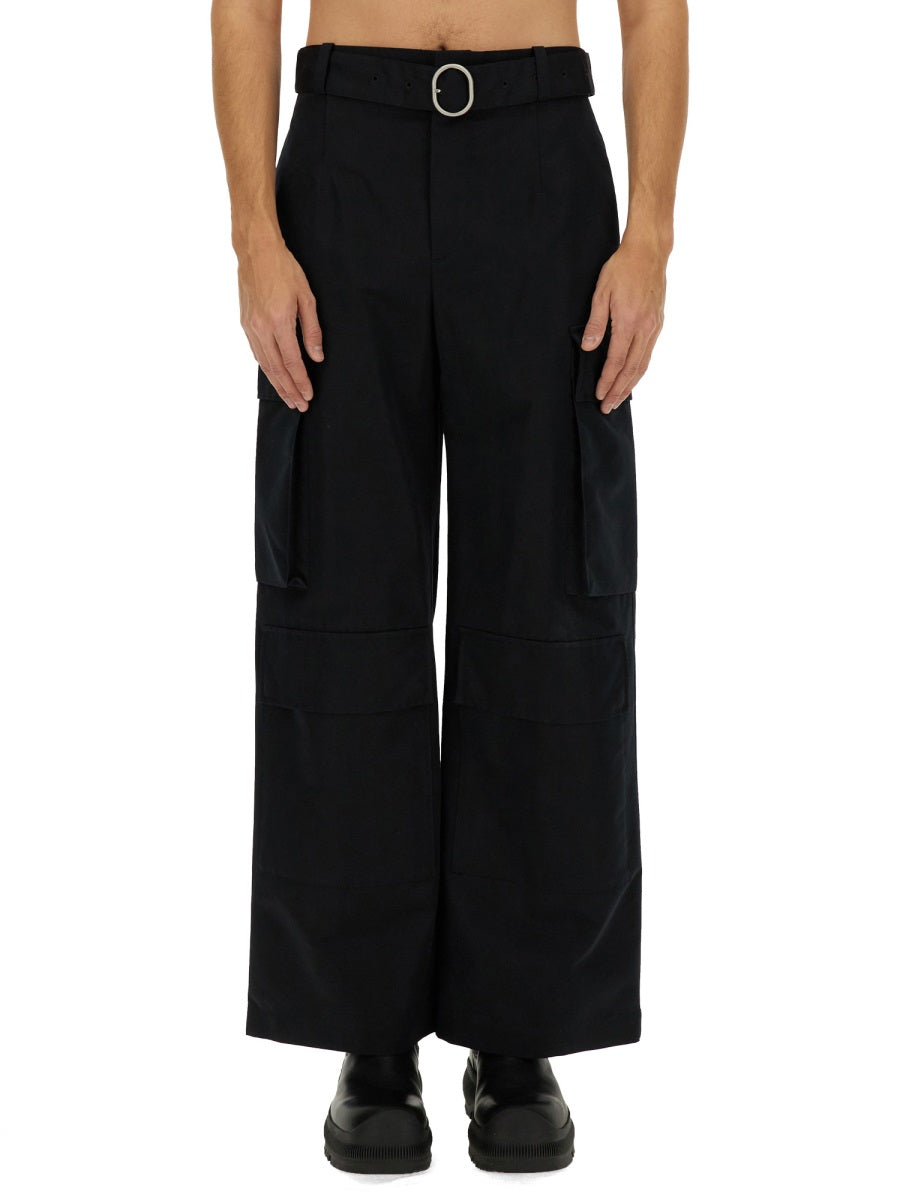 JIL SANDER Men's Cargo Pants - Size 48 IT