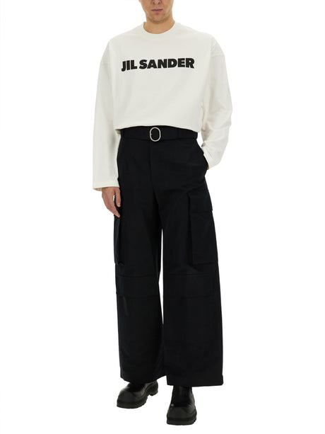 JIL SANDER Men's Cargo Pants - Size 48 IT