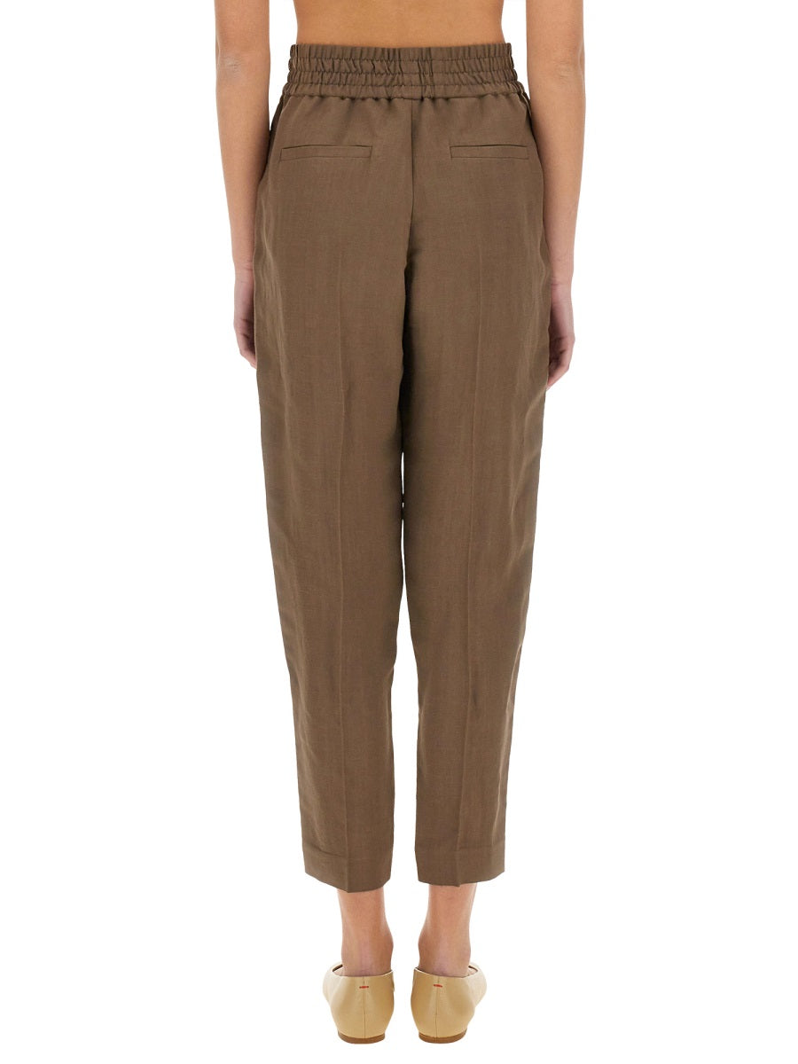 BRUNELLO CUCINELLI Baggy Pull-Up Pants in Twill - Size 40 IT