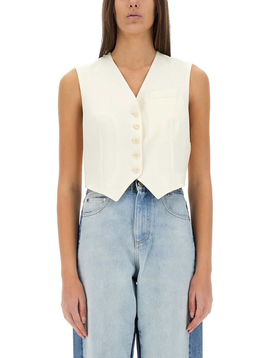 STELLA McCARTNEY Wool Tailoring Mini Vest