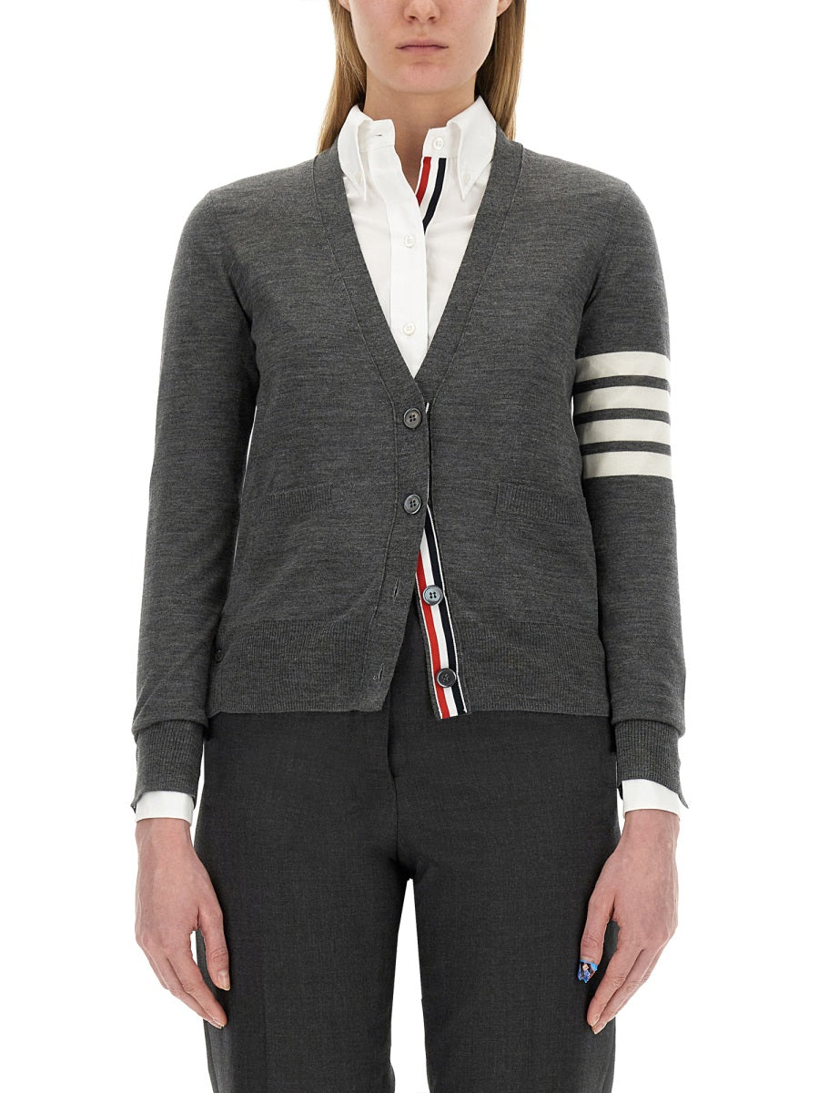 THOM BROWNE Relaxed Fit Cardigan - Size 38