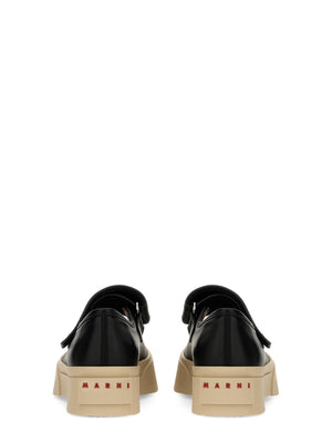 MARNI Leather Mary Jane Sneakers