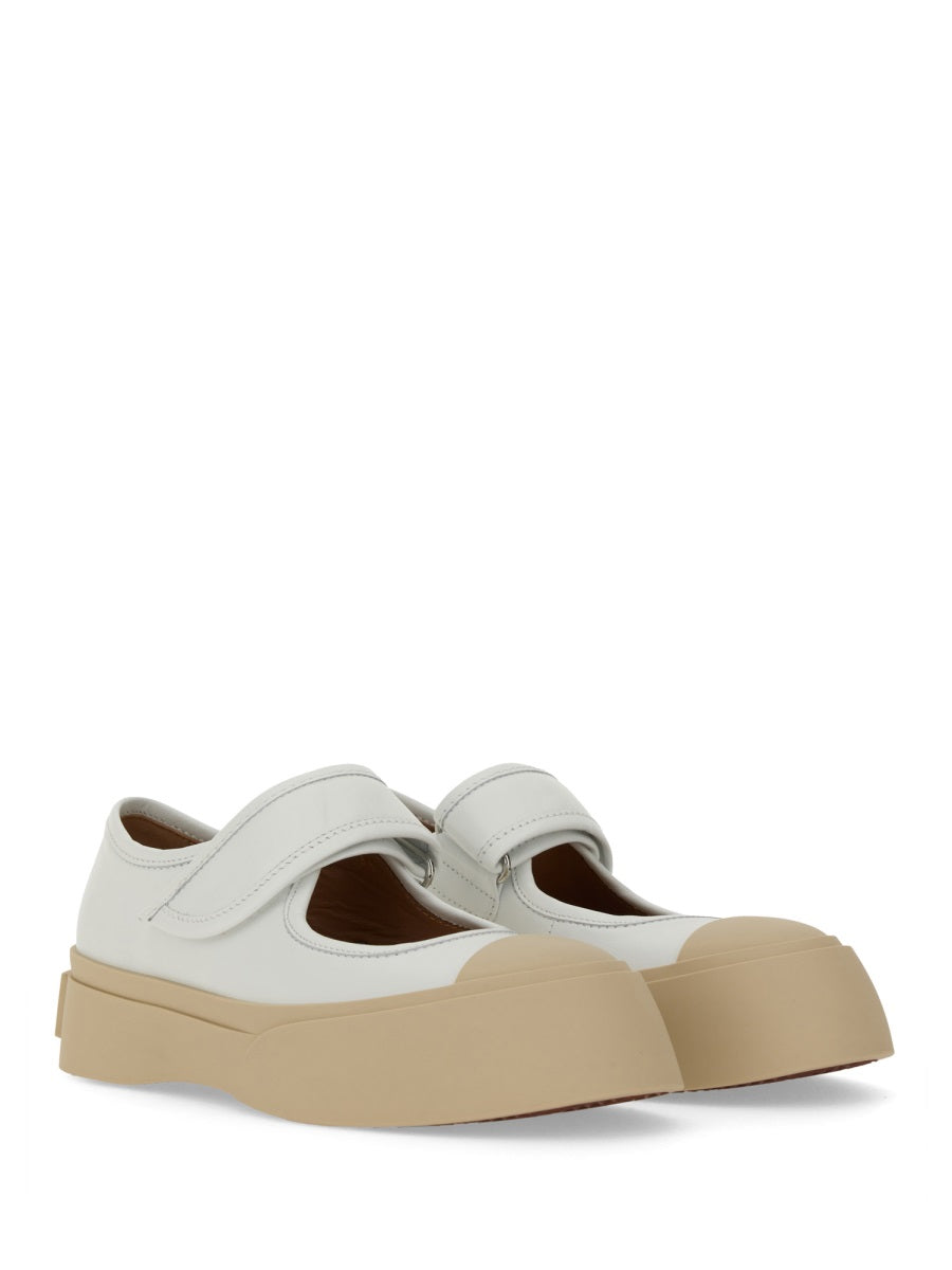 MARNI Leather Mary Jane Sneakers