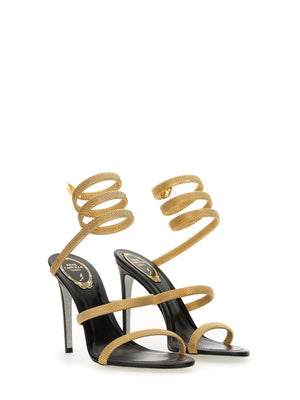 RENE CAOVILLA Elegant High Heels Sandal - Trigold Cleo