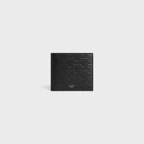 CELINE Mini Engraved Wallet with Coin Pocket - 11.5x10x2cm