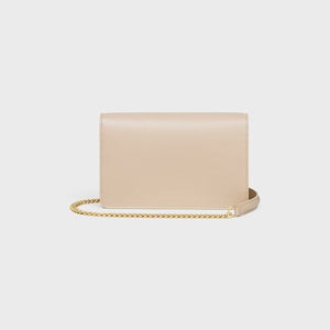 CELINE Mini Chain Wallet in Shiny Calfskin