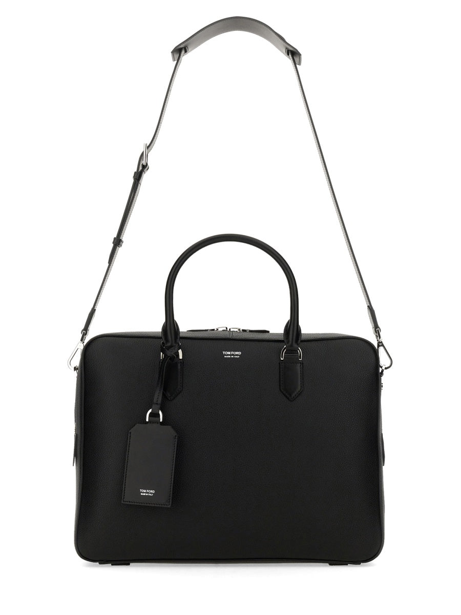 TOM FORD Men's Leather Briefcase - Elliot