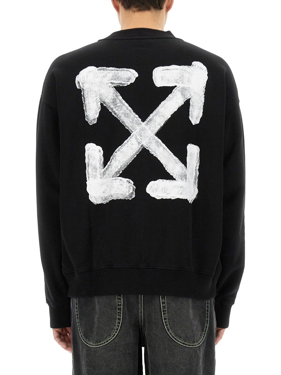 OFF-WHITE Signature Logo Sweatshirt - Size L