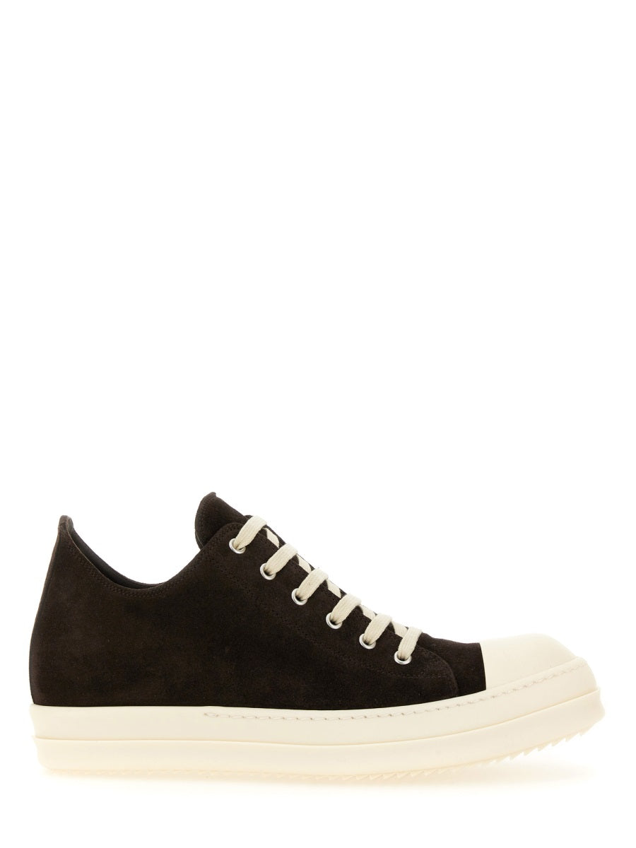 RICK OWENS Low Leather Sneakers for Men