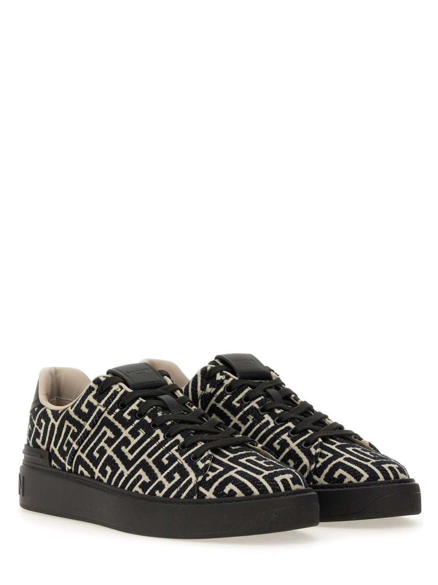 BALMAIN Men's Luxury Court Sneakers