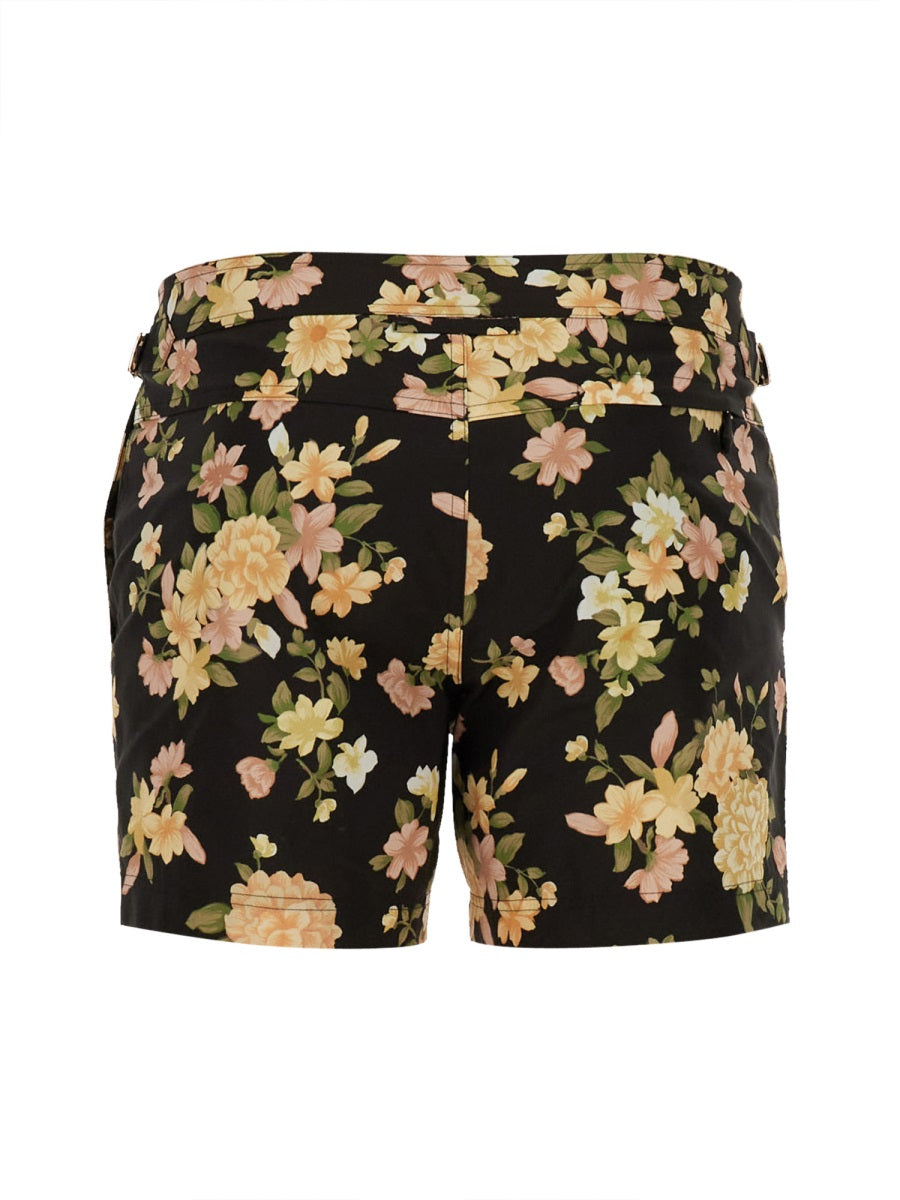 TOM FORD Floral Mini Costume Shorts