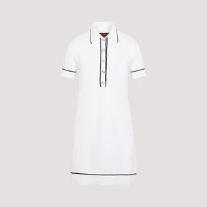 GUCCI Men's Polo Collar Knit Mini Dress